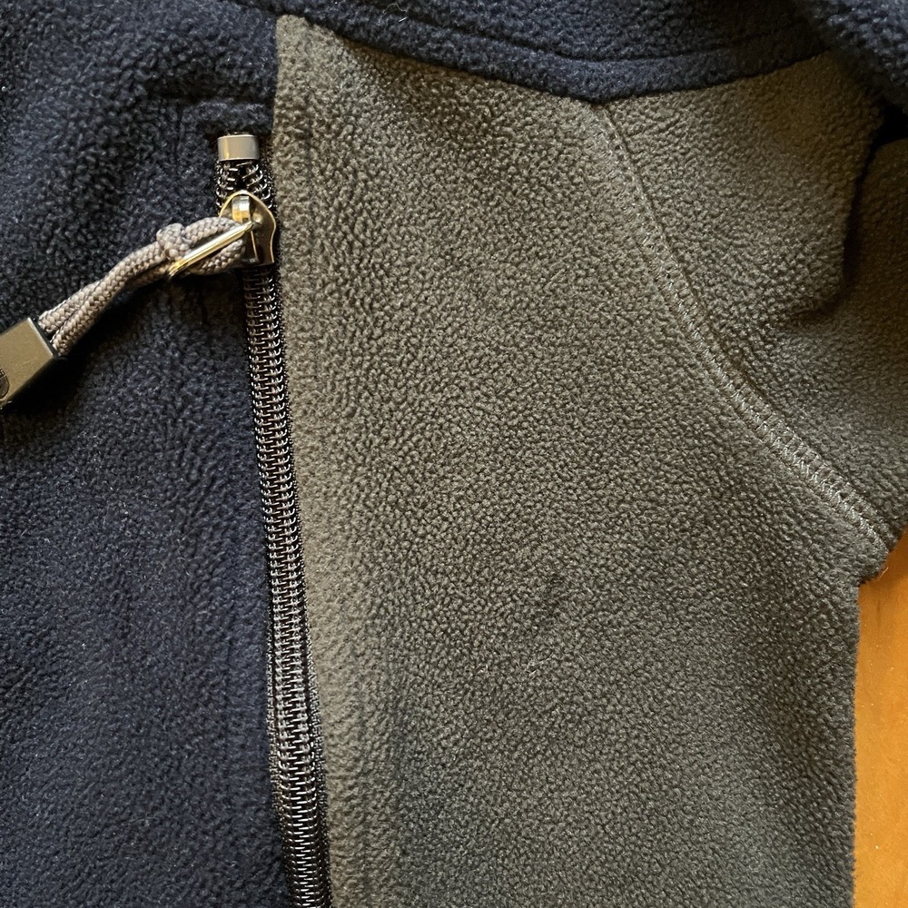 VTG The North Face GORE Windstopper Fleece Jacket Navy Blue 90s Outdoor Size XL - Picture 8 of 14